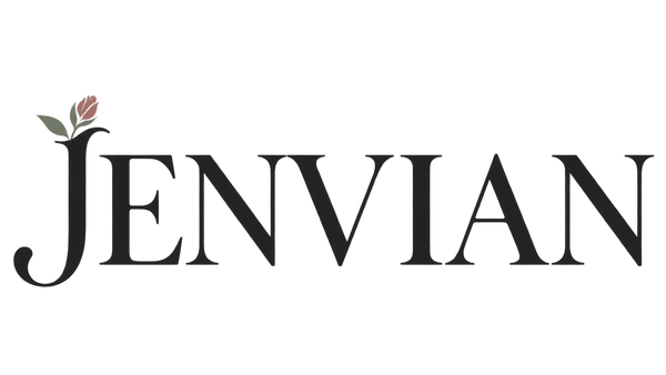 Jenvian floral fashion logo
